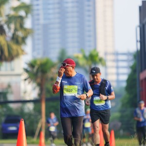Race photo from BOGORUN 2026