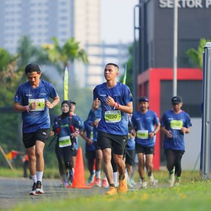 Race photo from BOGORUN 2026
