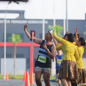 Race photo from BOGORUN 2026
