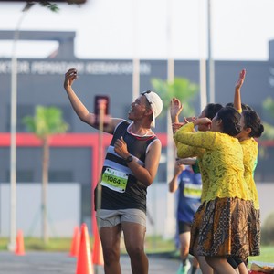Race photo from BOGORUN 2026