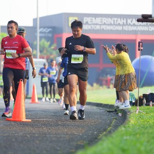 Race photo from BOGORUN 2026