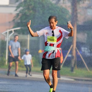 Race photo from BOGORUN 2026
