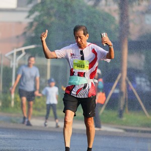 Race photo from BOGORUN 2026