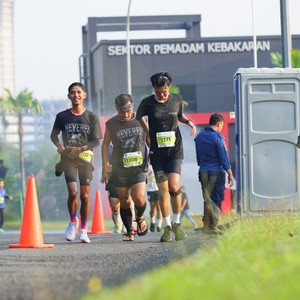 Race photo from BOGORUN 2026