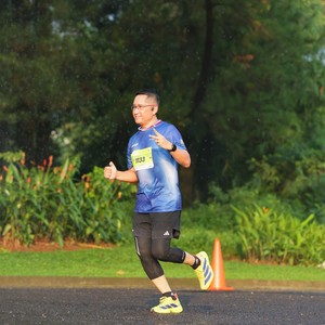 Race photo from BOGORUN 2026