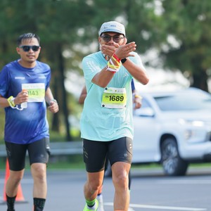Race photo from BOGORUN 2026