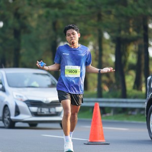 Race photo from BOGORUN 2026