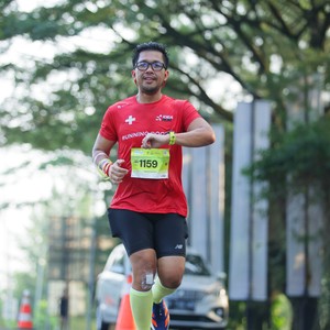 Race photo from BOGORUN 2026