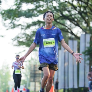 Race photo from BOGORUN 2026
