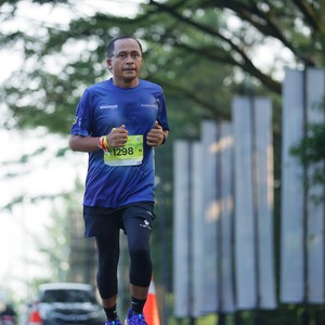 Race photo from BOGORUN 2026