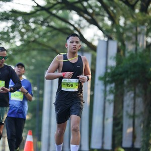 Race photo from BOGORUN 2026