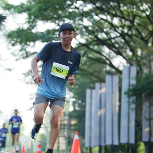 Race photo from BOGORUN 2026