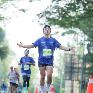 Race photo from BOGORUN 2026
