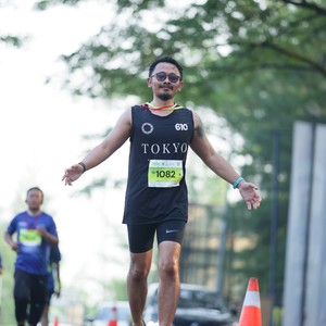 Race photo from BOGORUN 2026