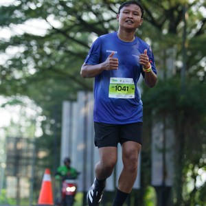 Race photo from BOGORUN 2026
