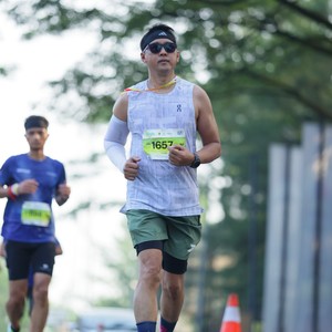 Race photo from BOGORUN 2026