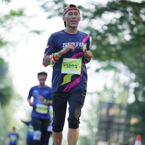 Race photo from BOGORUN 2026