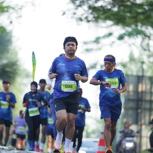 Race photo from BOGORUN 2026