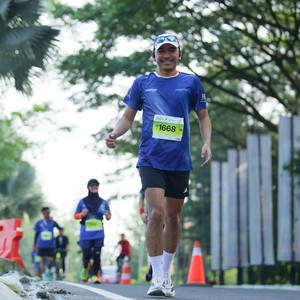 Race photo from BOGORUN 2026