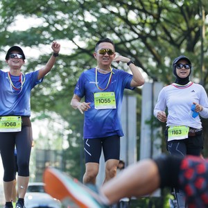 Race photo from BOGORUN 2026