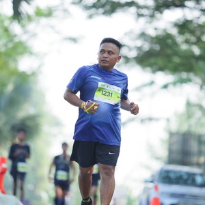 Race photo from BOGORUN 2026