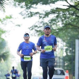 Race photo from BOGORUN 2026