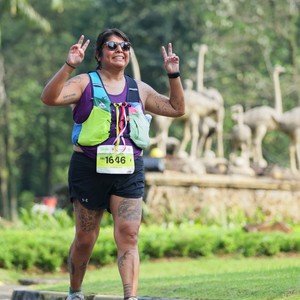 Race photo from BOGORUN 2026