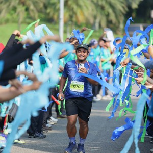 Race photo from BOGORUN 2026