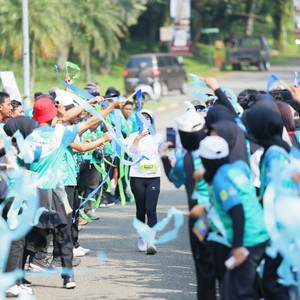 Race photo from BOGORUN 2026