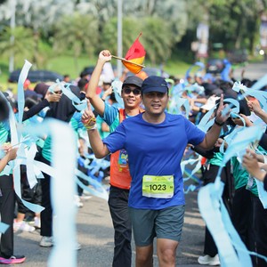 Race photo from BOGORUN 2026
