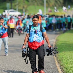 Race photo from BOGORUN 2026