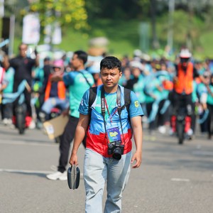 Race photo from BOGORUN 2026