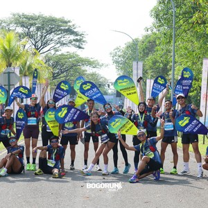 Race photo from BOGORUN 2026