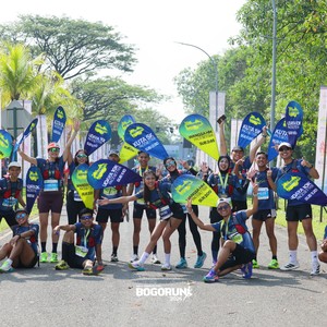 Race photo from BOGORUN 2026