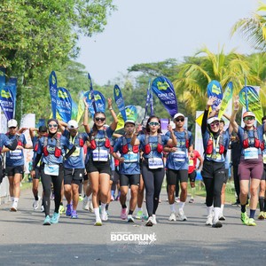 Race photo from BOGORUN 2026