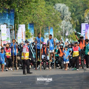 Race photo from BOGORUN 2026