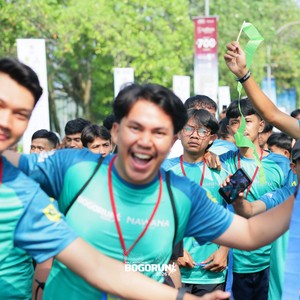Race photo from BOGORUN 2026