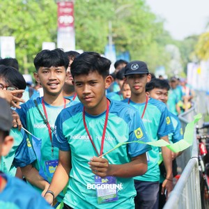 Race photo from BOGORUN 2026