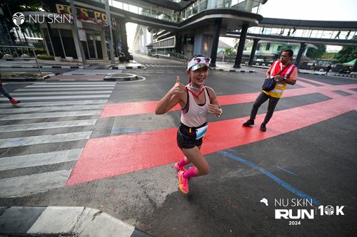 Race photo from Nu Skin Run 10K