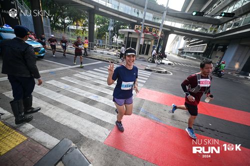 Race photo from Nu Skin Run 10K
