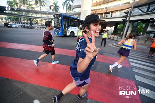 Race photo from Nu Skin Run 10K