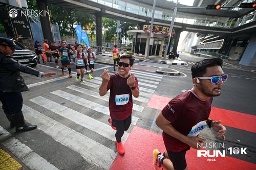 Race photo from Nu Skin Run 10K