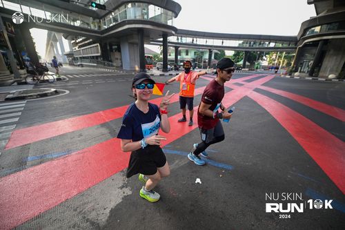 Race photo from Nu Skin Run 10K