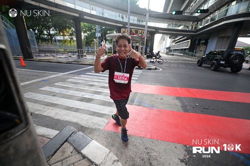 Race photo from Nu Skin Run 10K