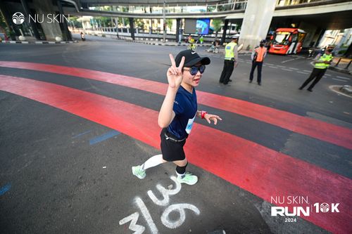 Race photo from Nu Skin Run 10K