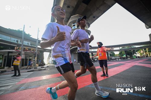 Race photo from Nu Skin Run 10K