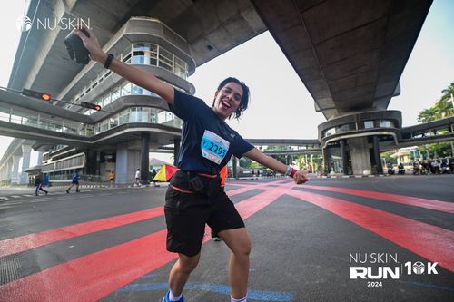 Race photo from Nu Skin Run 10K