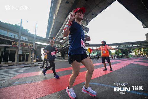 Race photo from Nu Skin Run 10K