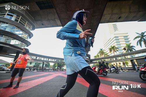 Race photo from Nu Skin Run 10K
