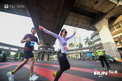 Race photo from Nu Skin Run 10K